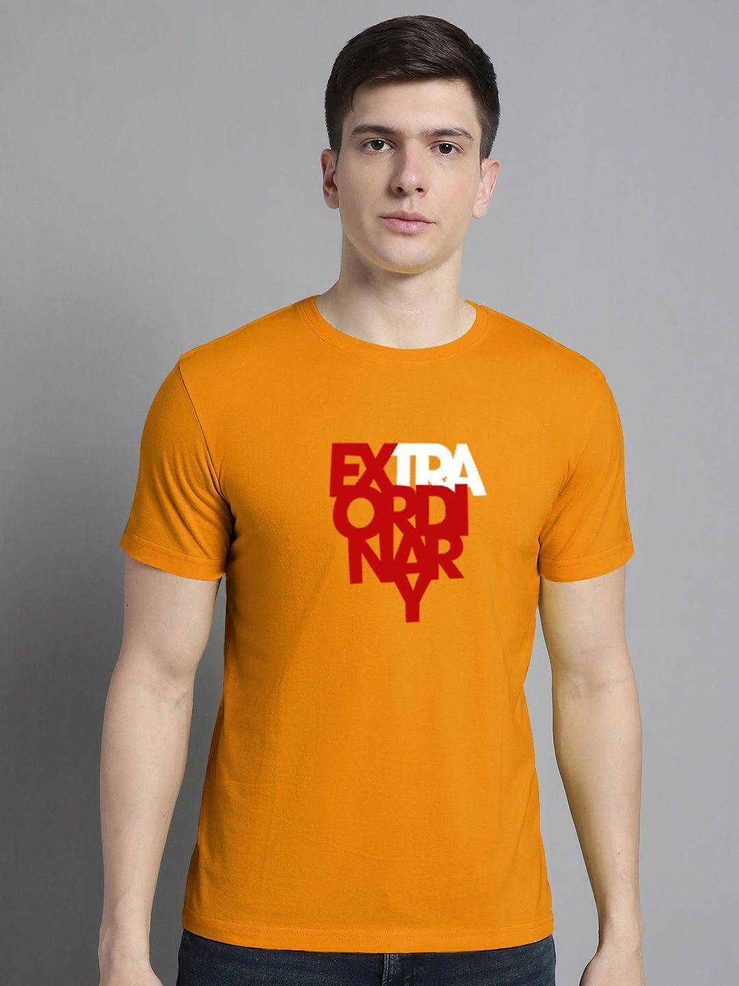 fbar typography printed cotton t-shirt