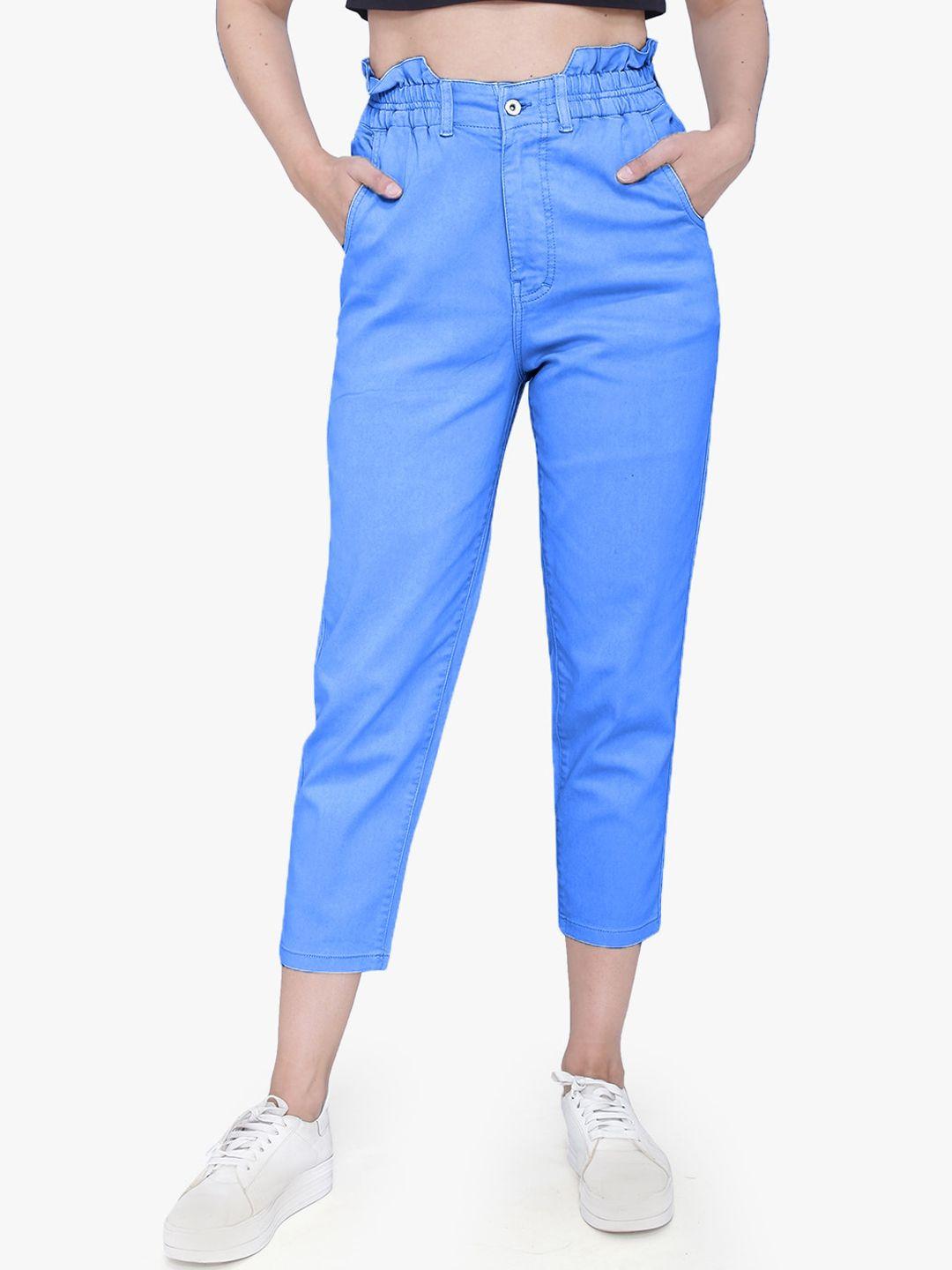 fck-3 women cotton frisky high-rise stretchable jeans