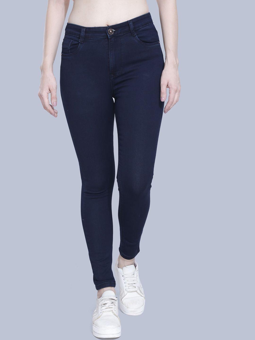 fck-3 women purple classic high-rise stretchable jeans