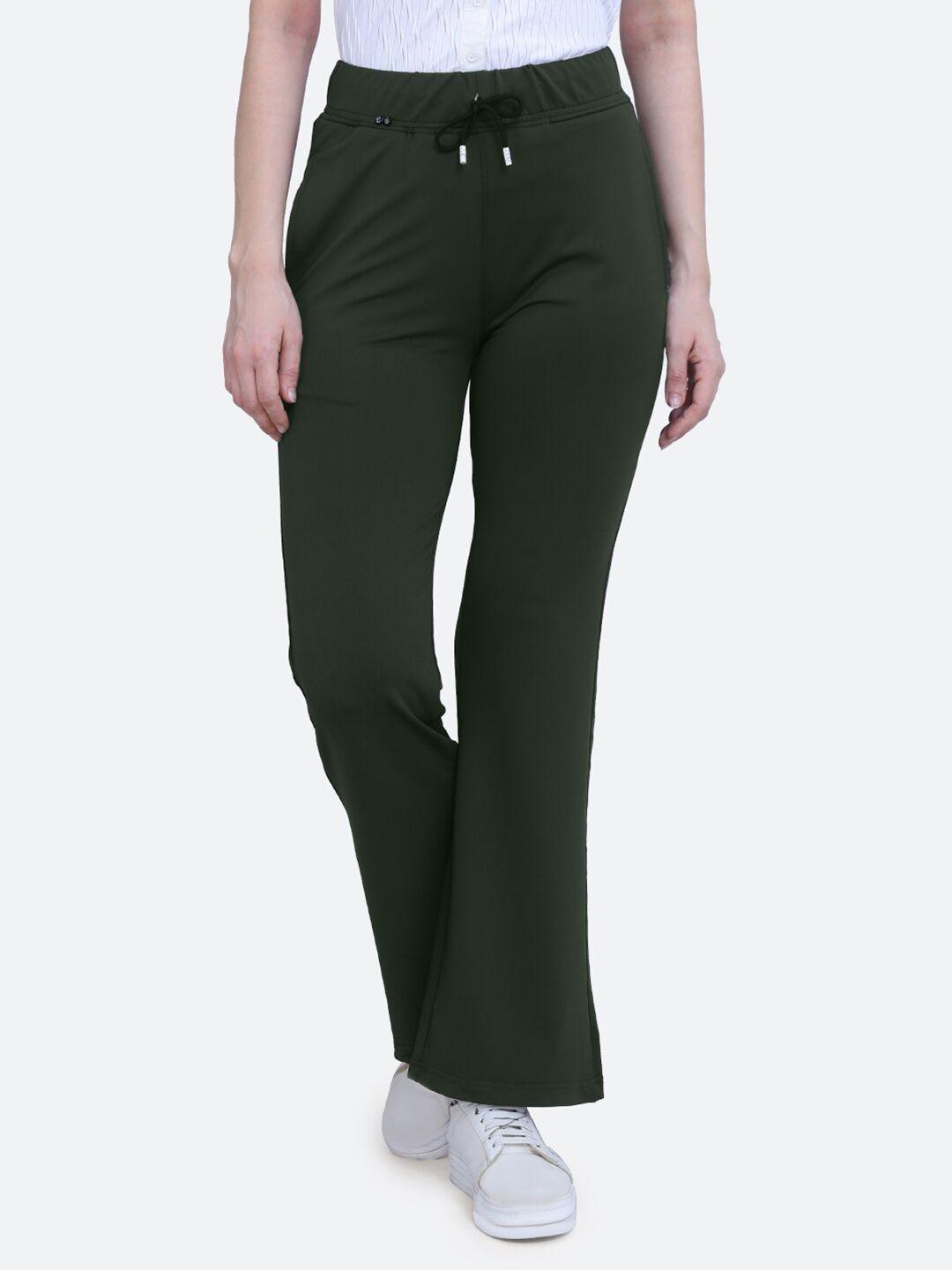 fck-3 women regular fit bootcut trackpant