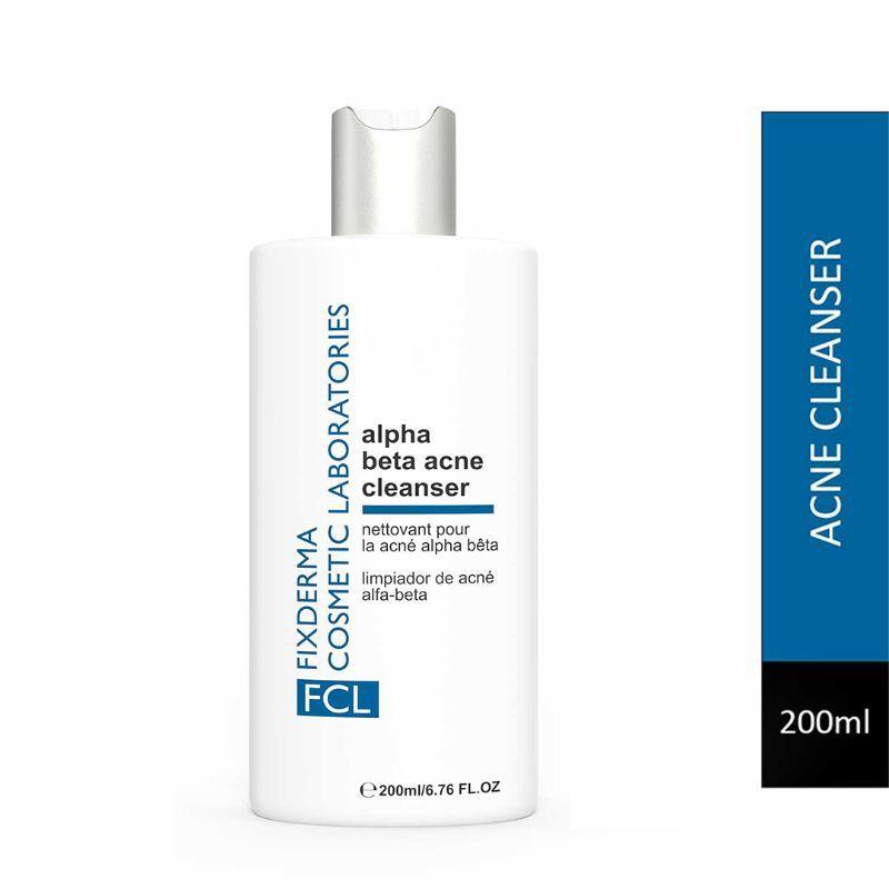 fcl alpha beta acne cleanser, reduces pimples, sebum, deep pore cleansing & noncomedogenic