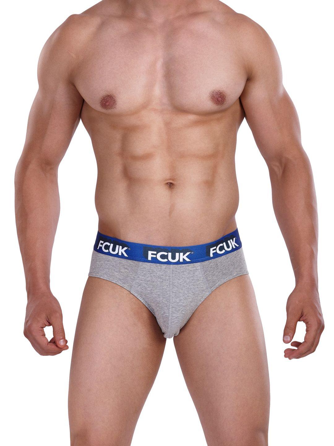 fcuk men blue icon hip briefs cbr13