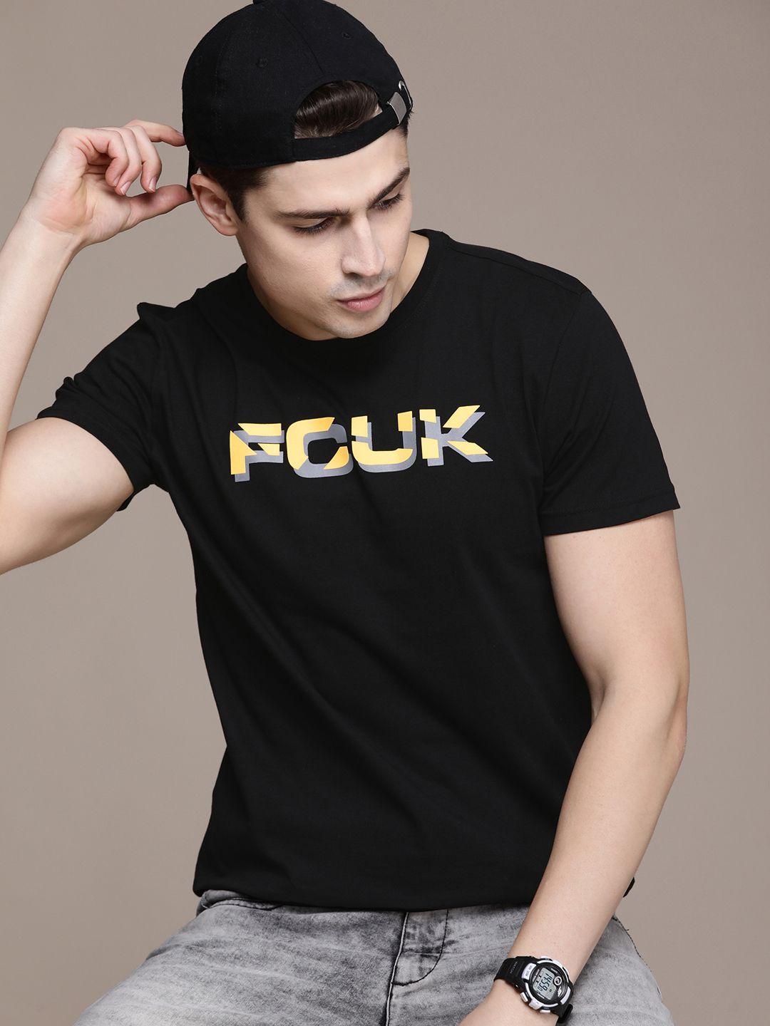 fcuk printed pure cotton t-shirt