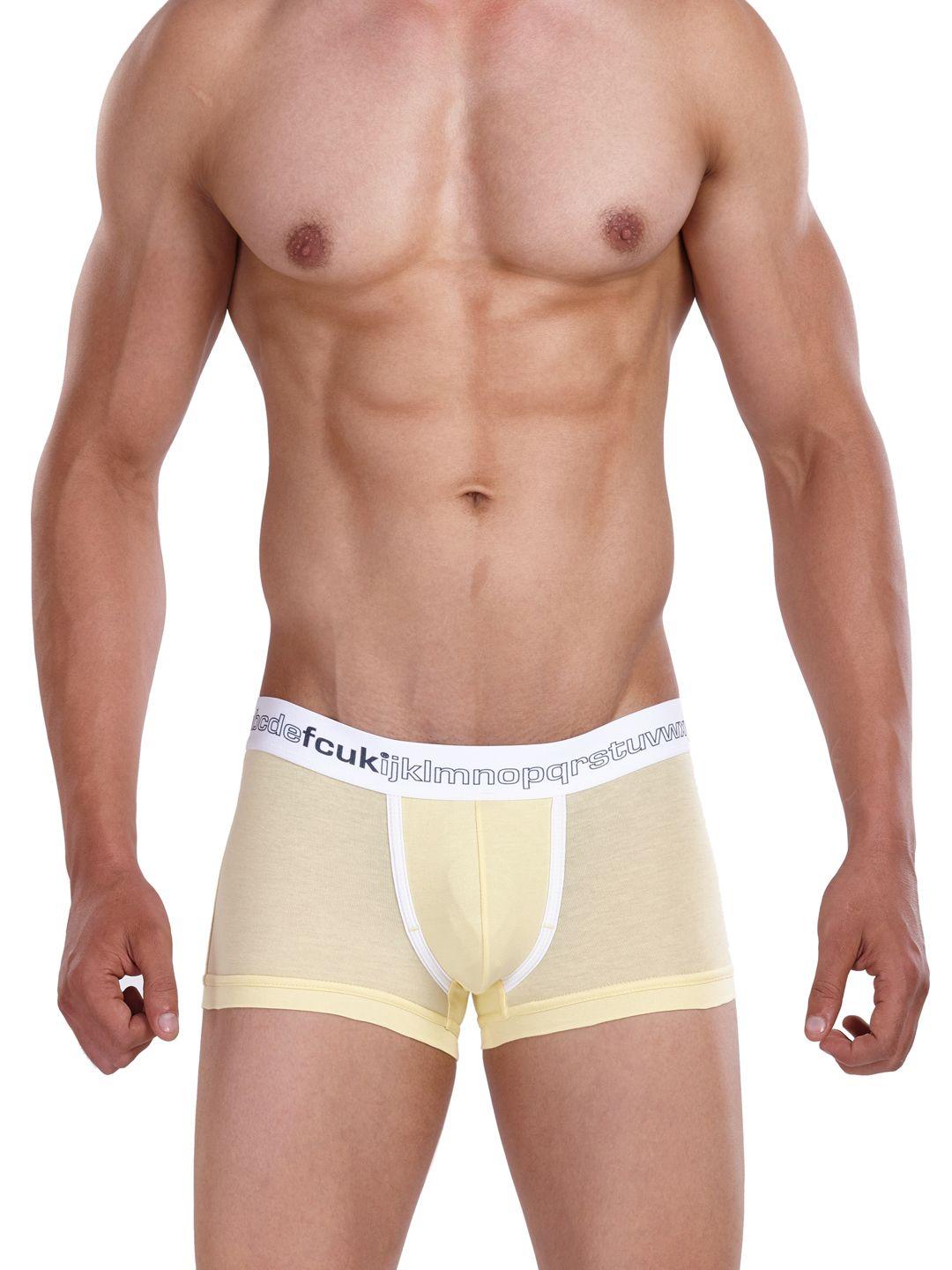 fcuk yellow attitude trunks ctr10