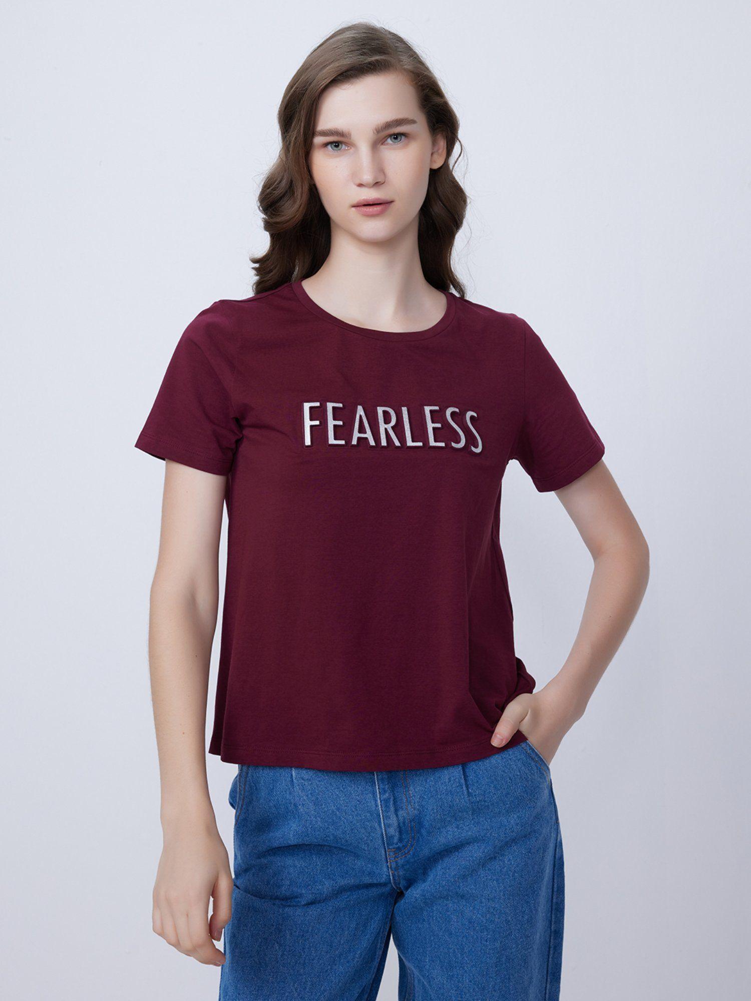 fearless wine t-shirt