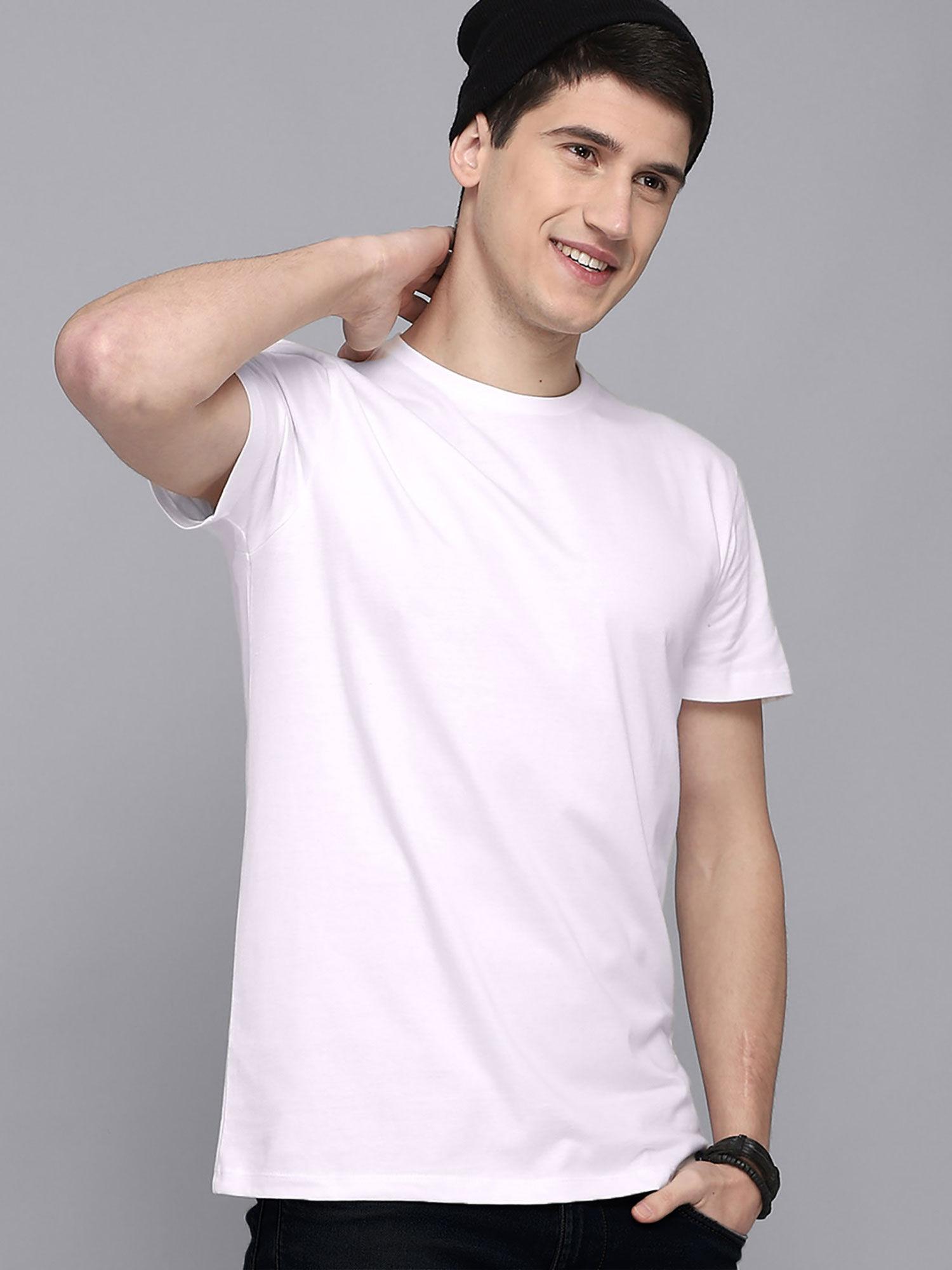 featured white half sleeve for young men