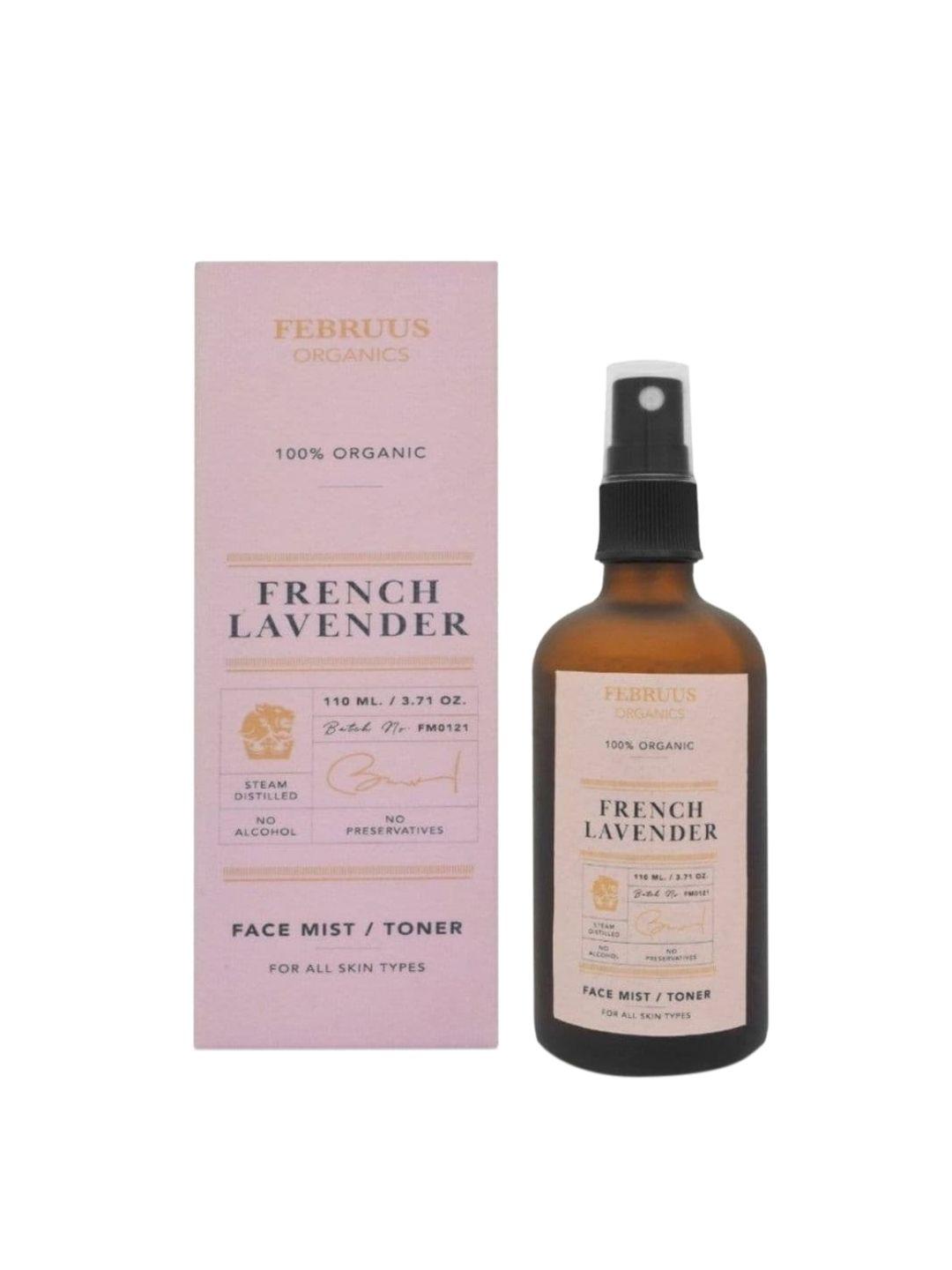 februus organics brown face toner- french lavender