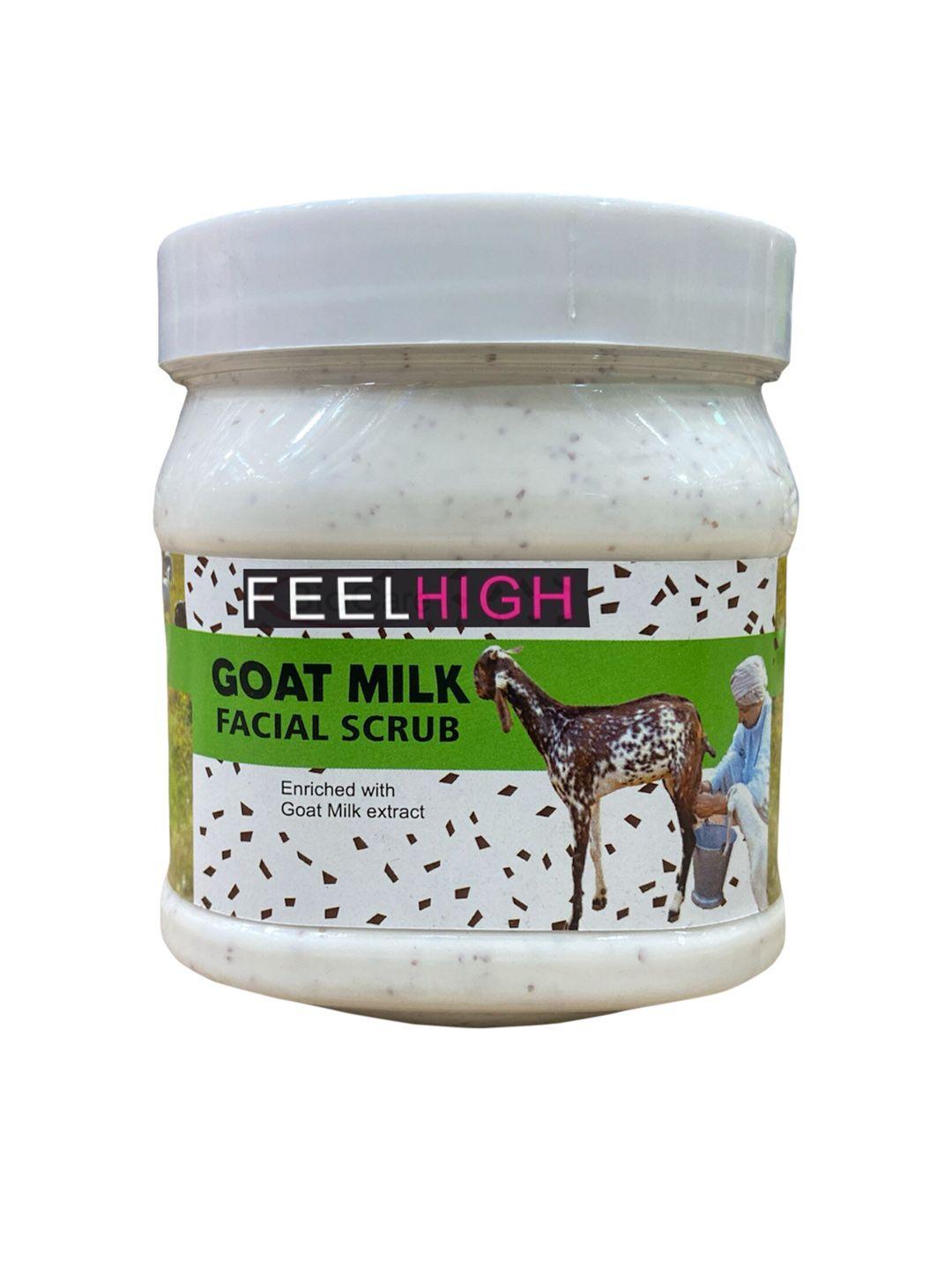 feelhigh goat milk facial scrub - 500 ml