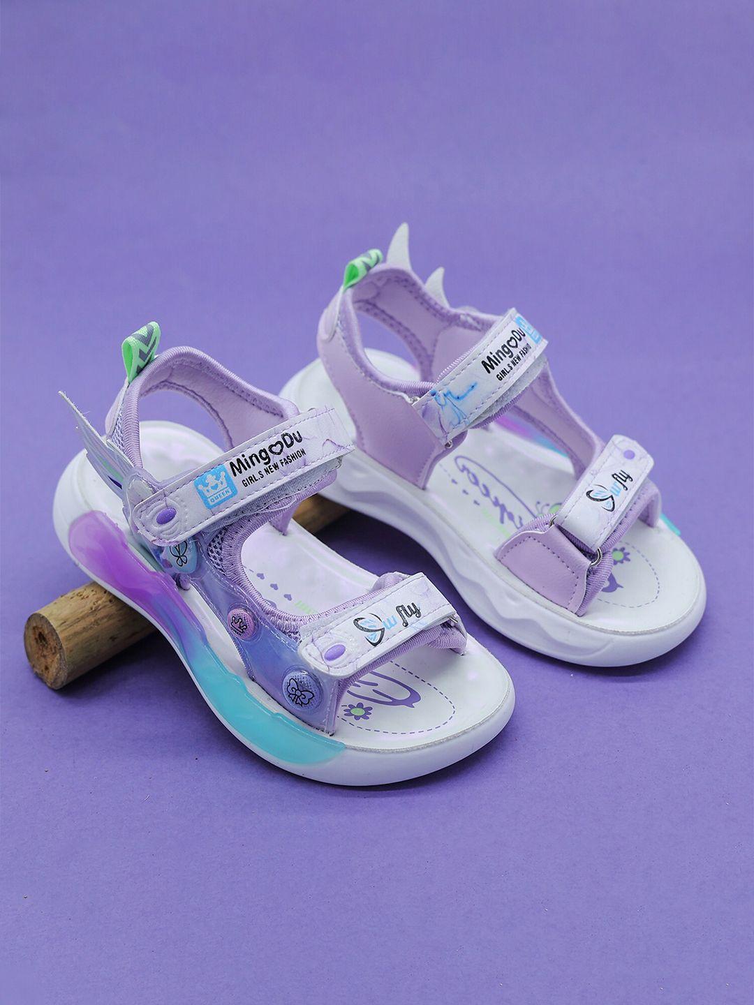feetwell shoes girls printed open toe flats