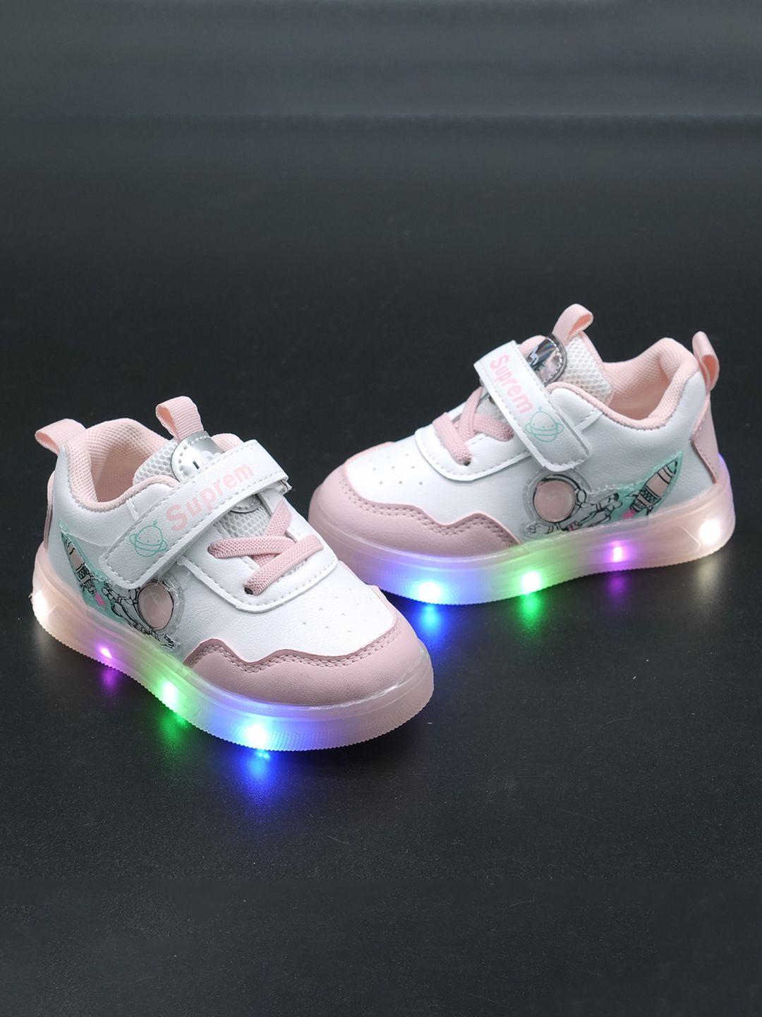 feetwell shoes kids colourblocked led sneakers