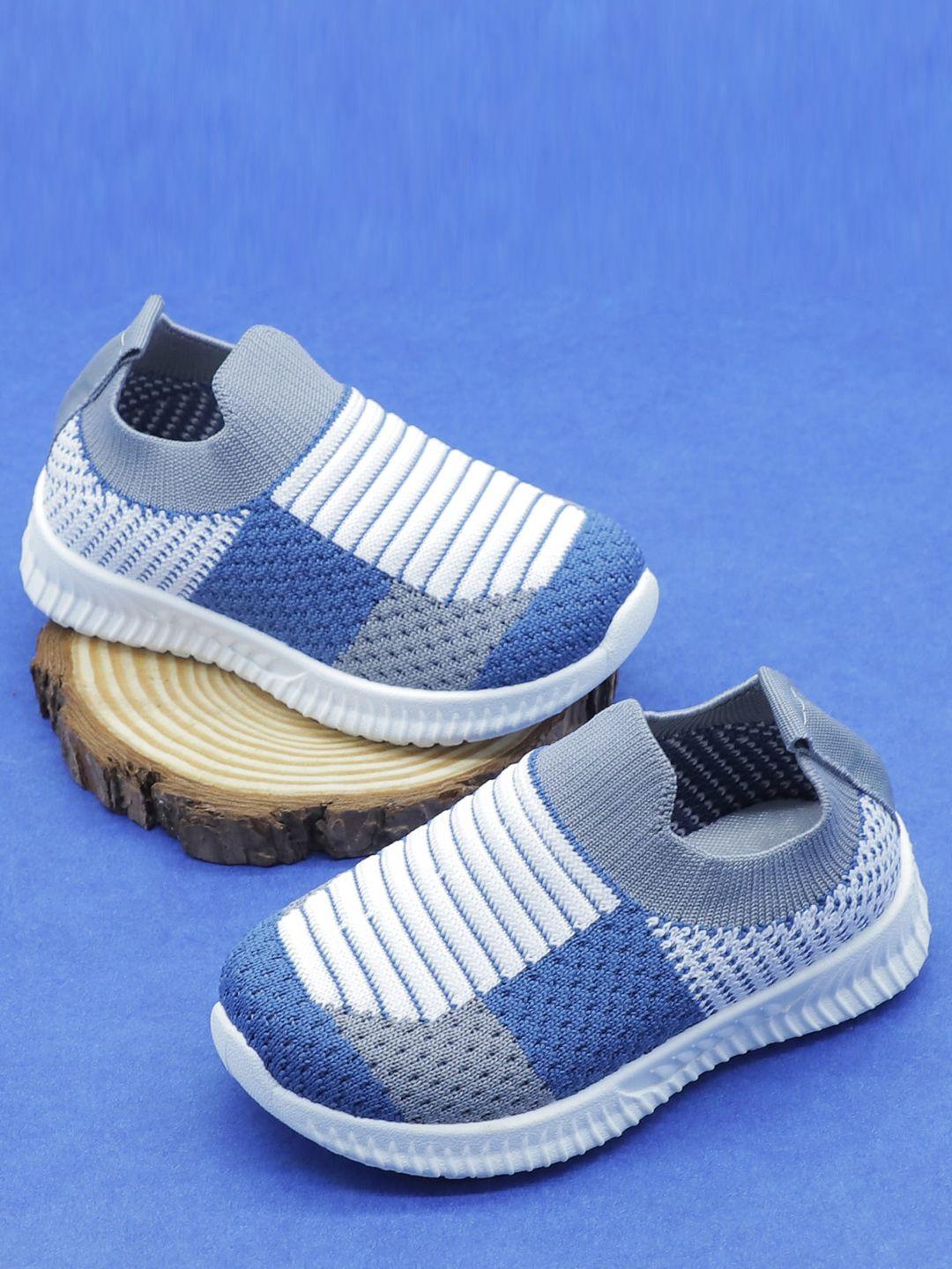 feetwell shoes kids woven design slip-on sneakers