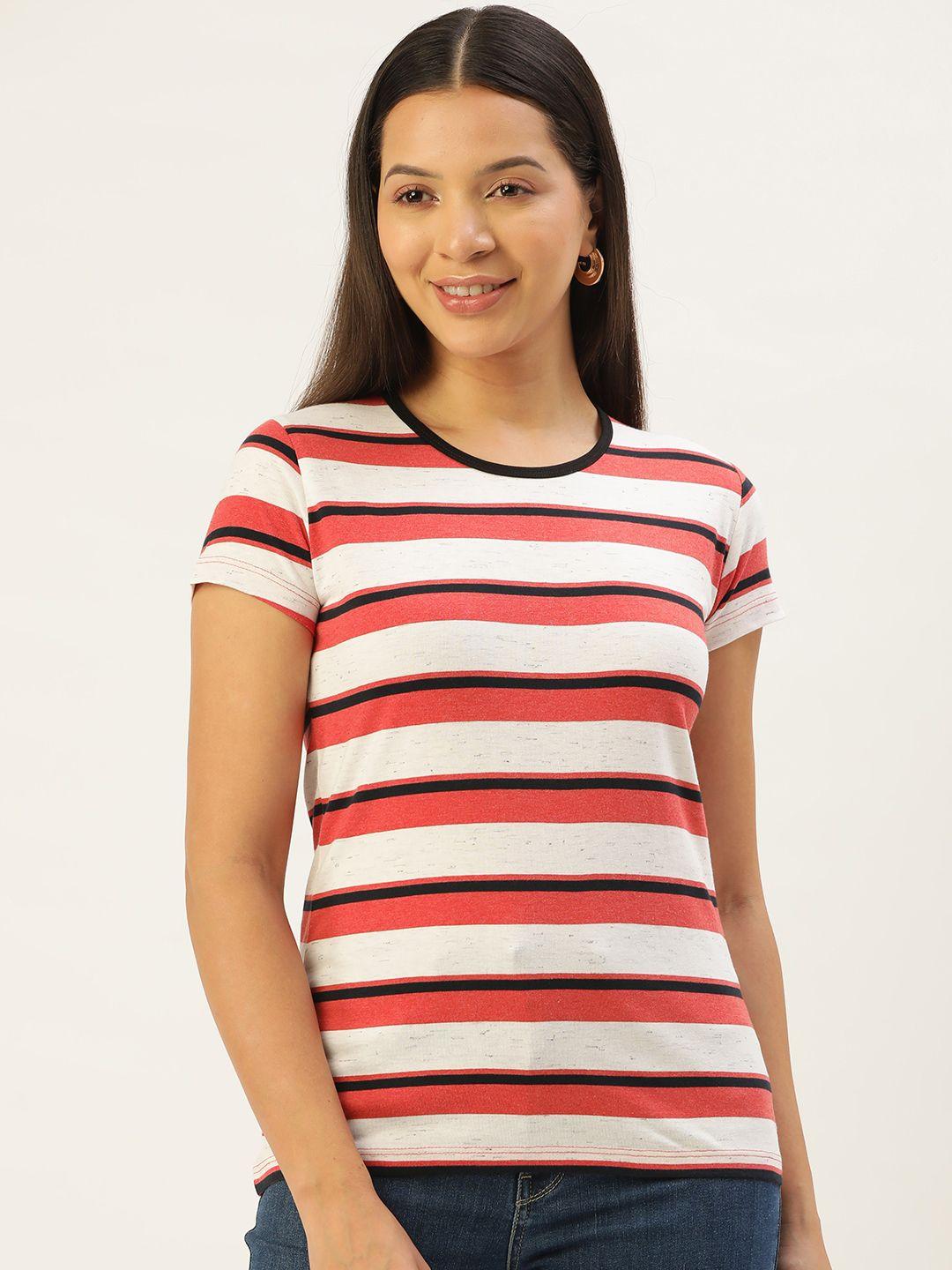 femea horizontally striped t-shirt