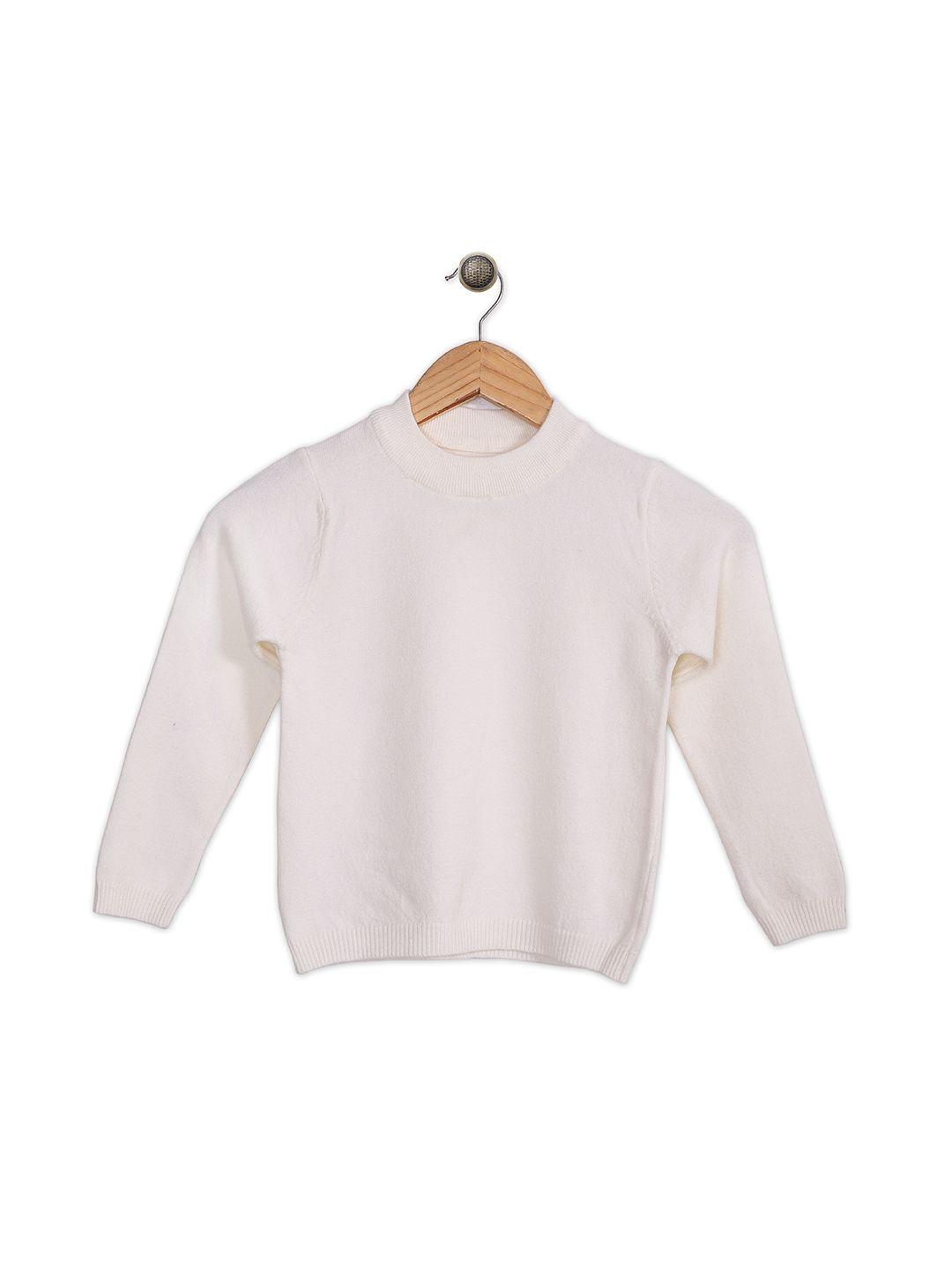 femea unisex kids off white pullover