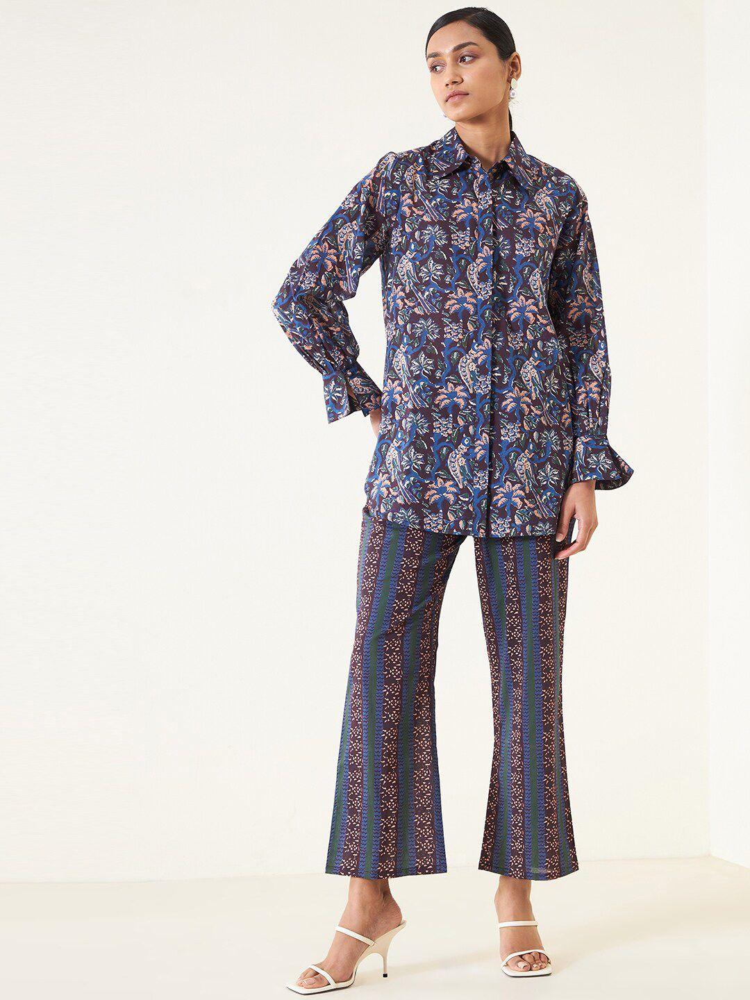 femella printed top & trouser co-ords