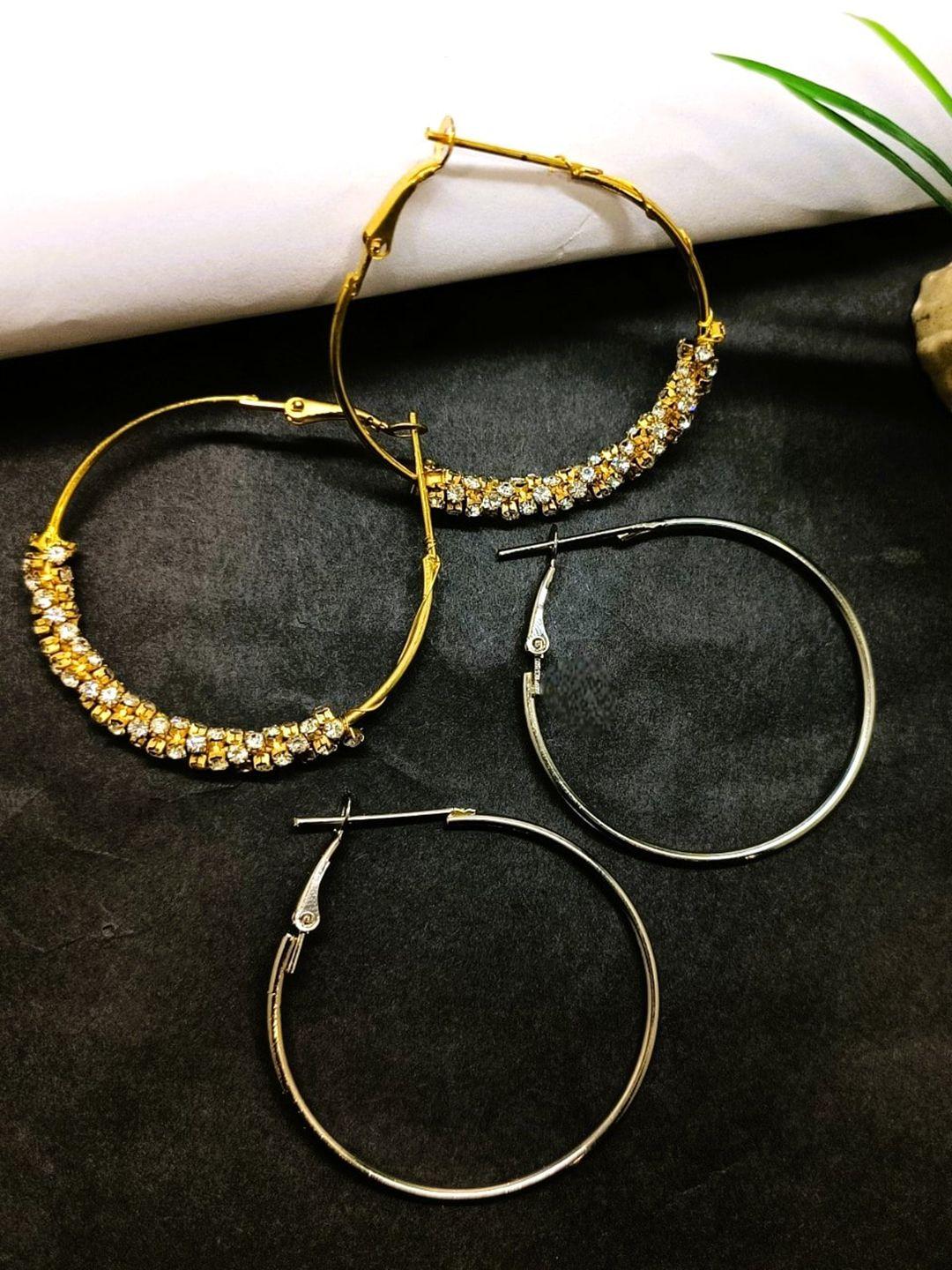 femmibella circular hoop earrings