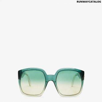 fendi fendi dawn green gradient effect injection-moulded sunglasses