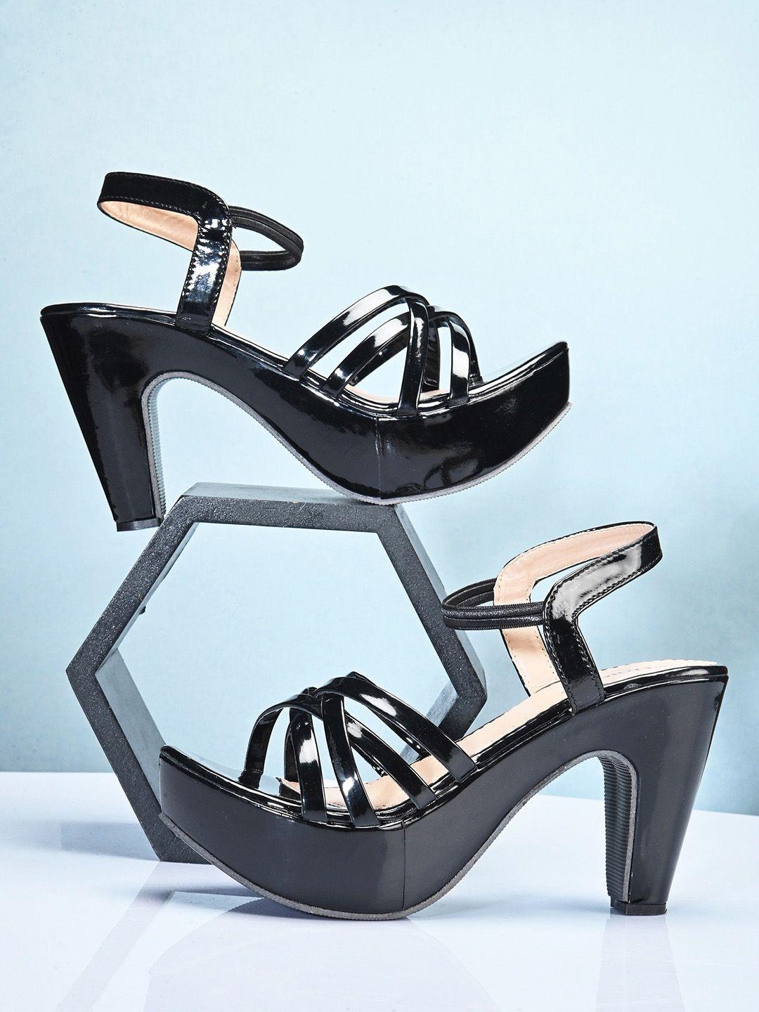 fentacia open toe block heels