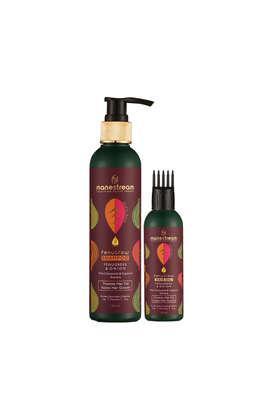 fenugrow hair fall control ayurvedic fenugreek & onion shampoo and hair oil combo, paraben, sulphate and toxin free (350 ml)