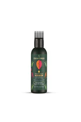 fenurestore ayurvedic hair oil with fenugreek and aloevera for damaged hair repair, sealing split ends, hair nourishment, paraben, sulphate and toxin free (100 ml)