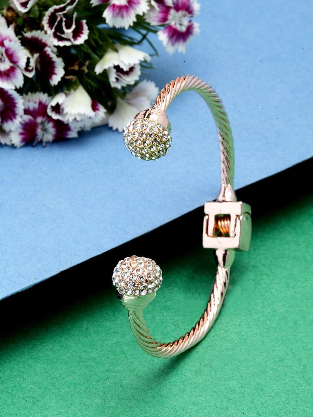 ferosh rose gold cuff bracelet