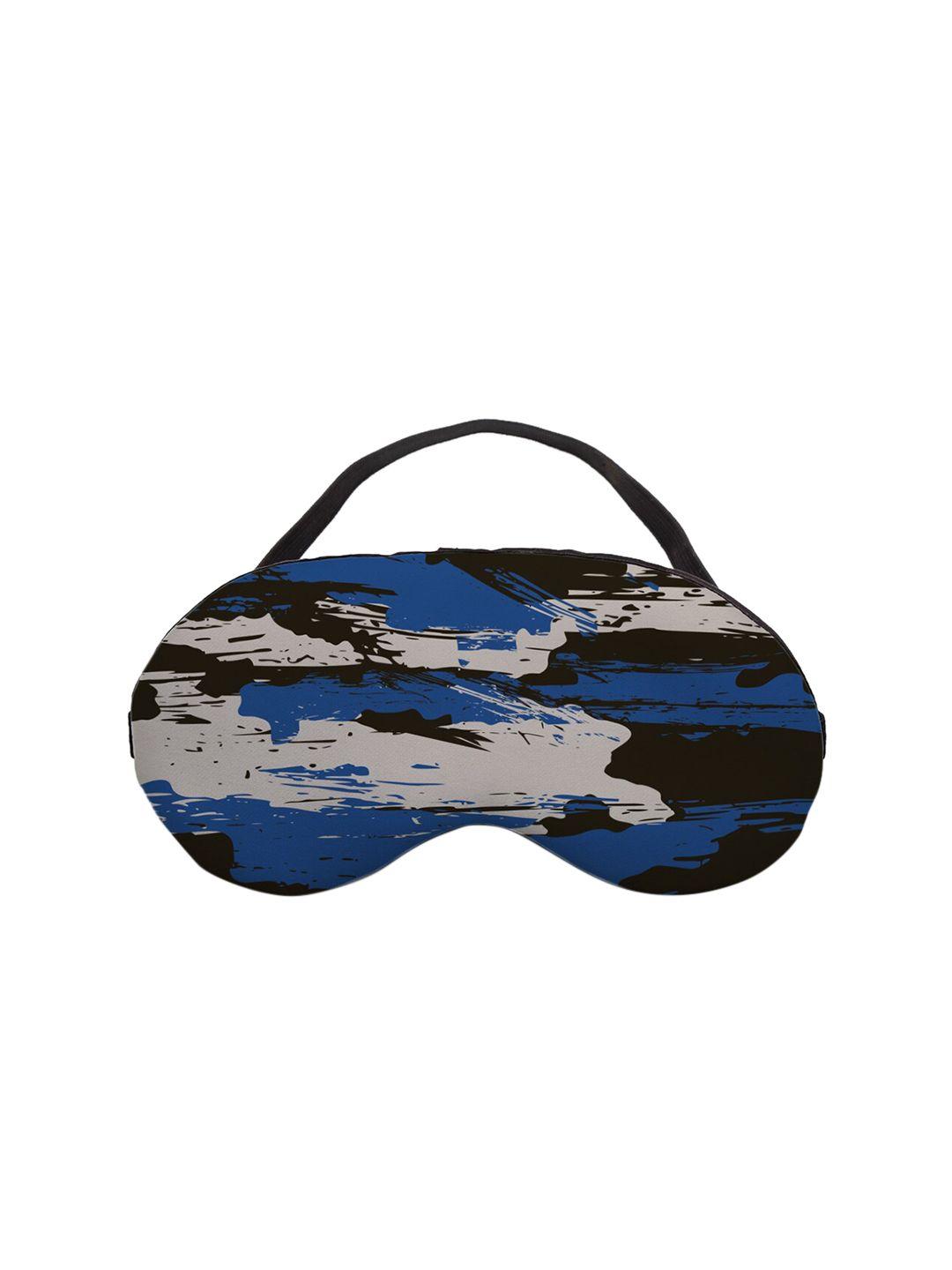 ferosh men grey & blue pattern eye mask