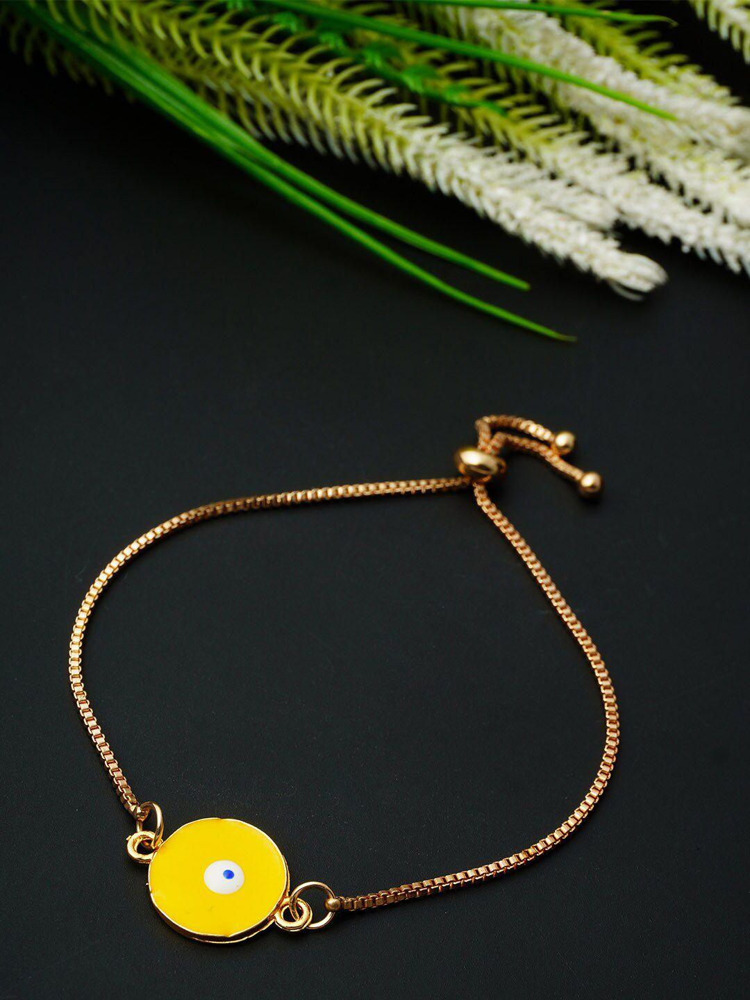 ferosh women gold-plated charm bracelet