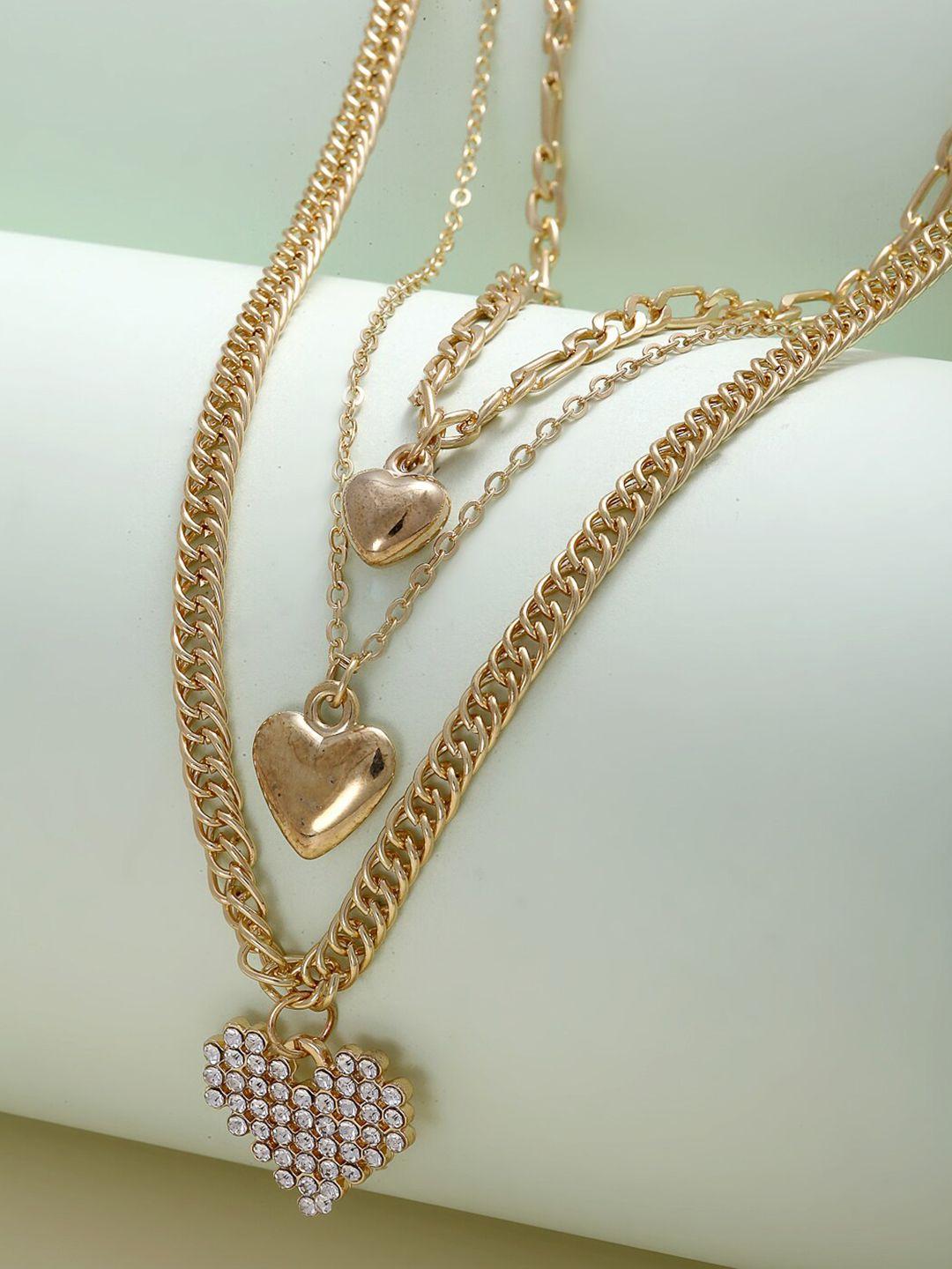 ferosh women gold-toned layered necklace