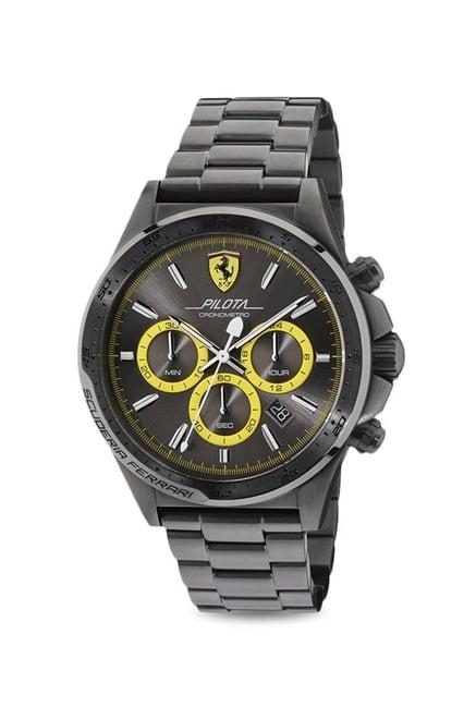 ferrari 830391 pilota analog watch for men