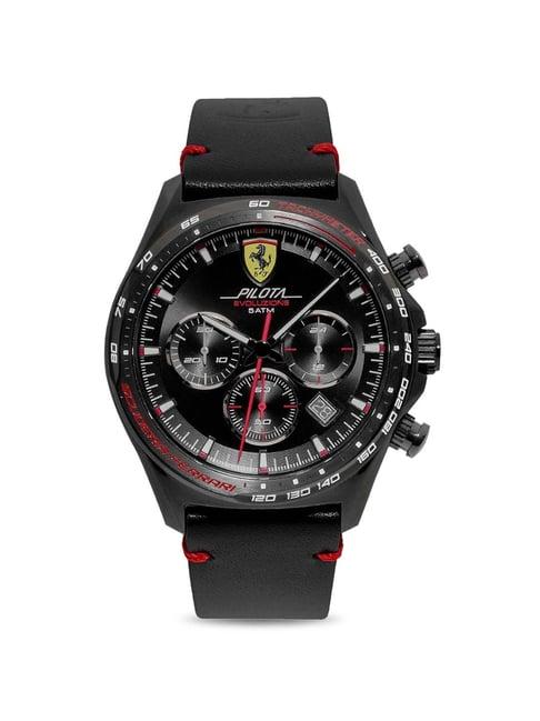 ferrari 830712 pilota evo analog watch for men