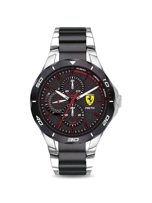 ferrari 830761 pista analog watch for men