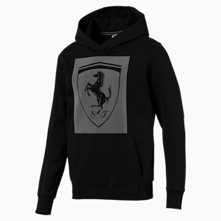 ferrari big shield men's hoodie