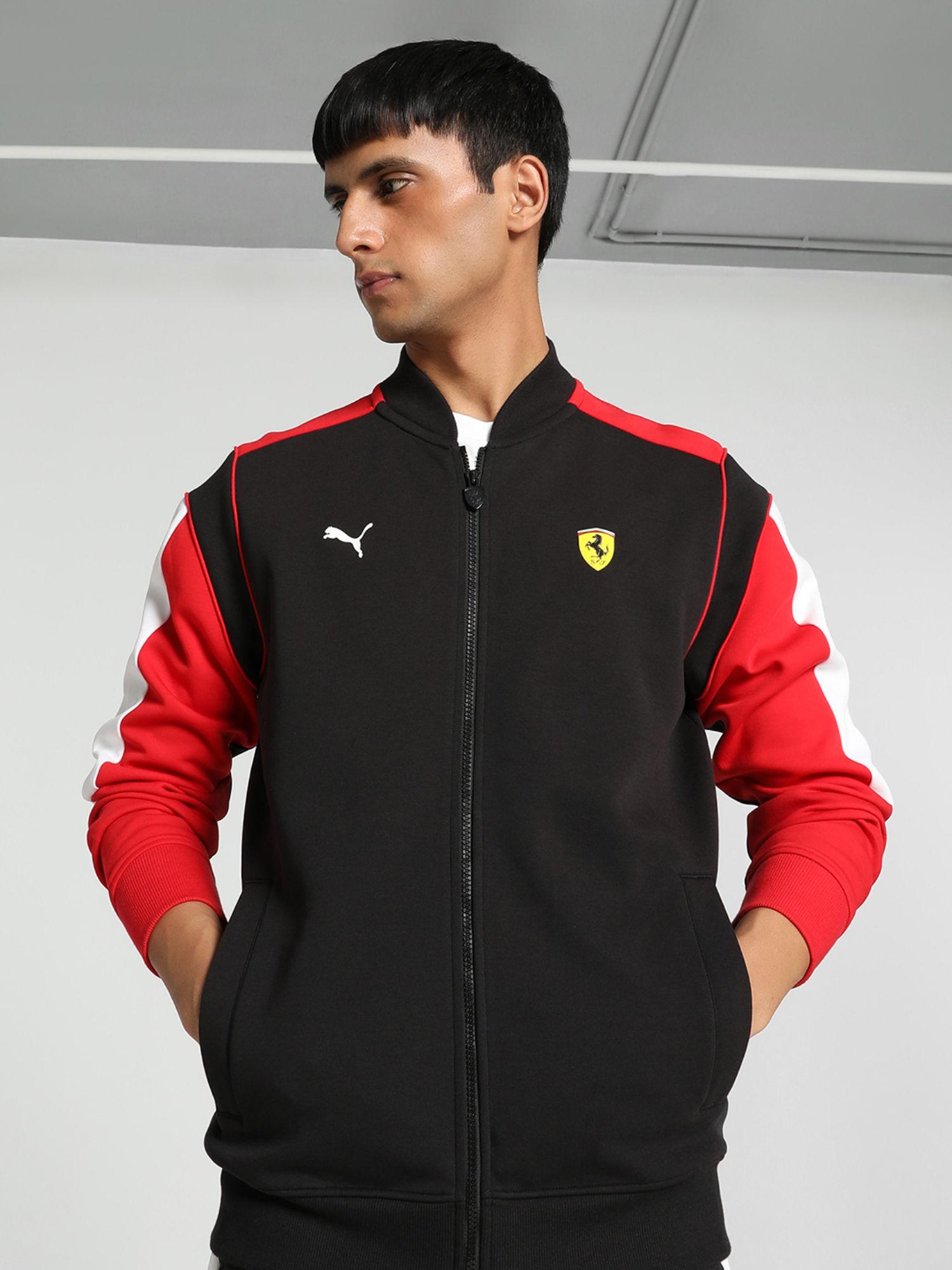 ferrari race mt7 track mens black track jacket