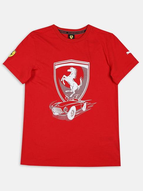 ferrari race tonal youth regular fit t-shirt