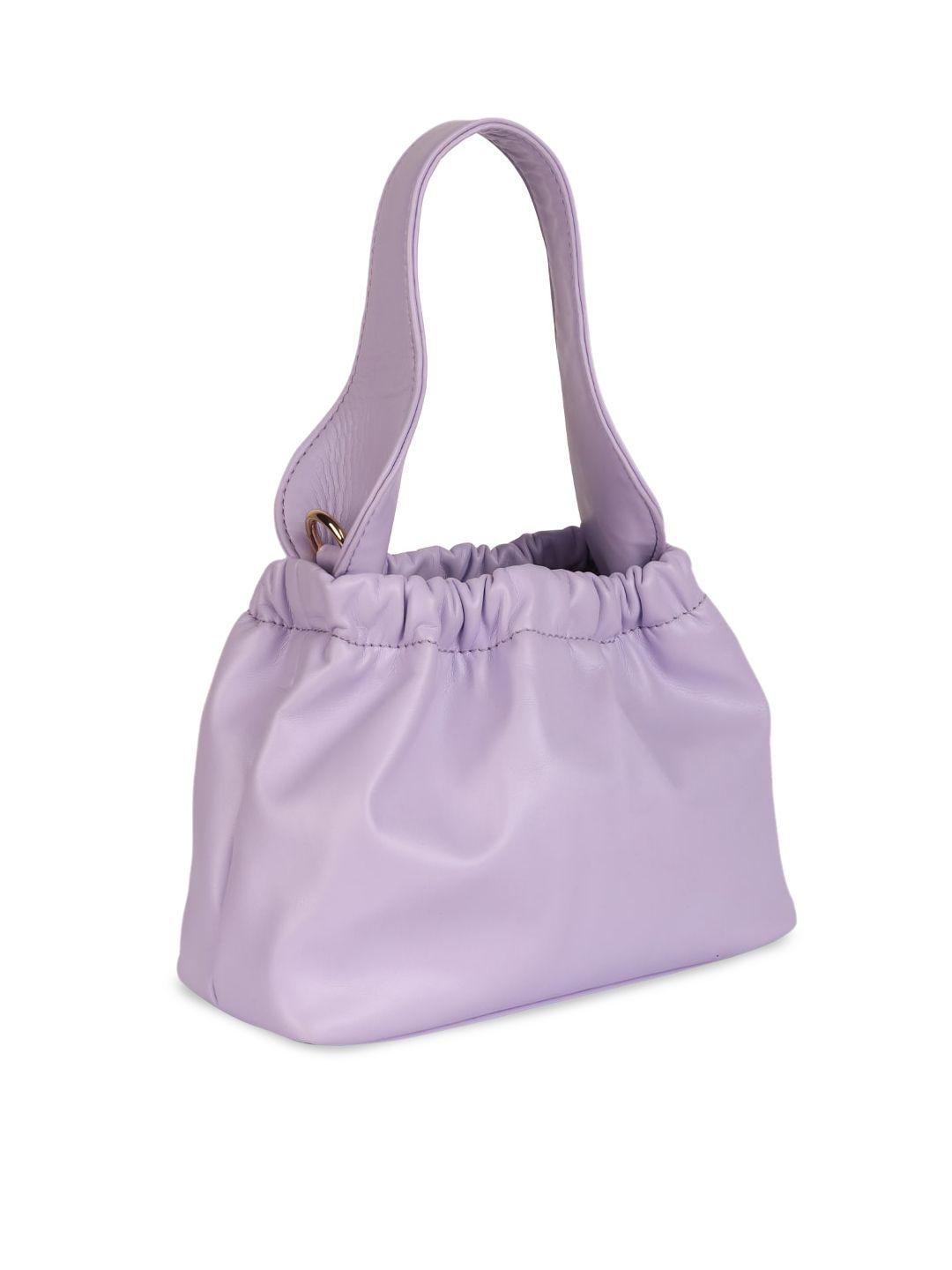 ferroccio women lavender bucket sling bag