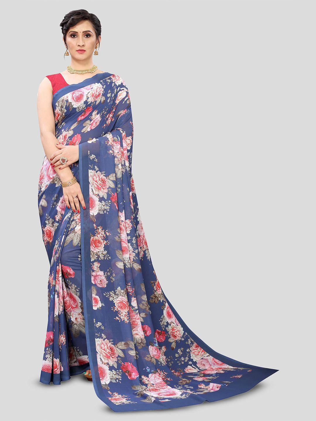 fevinaa floral printed saree