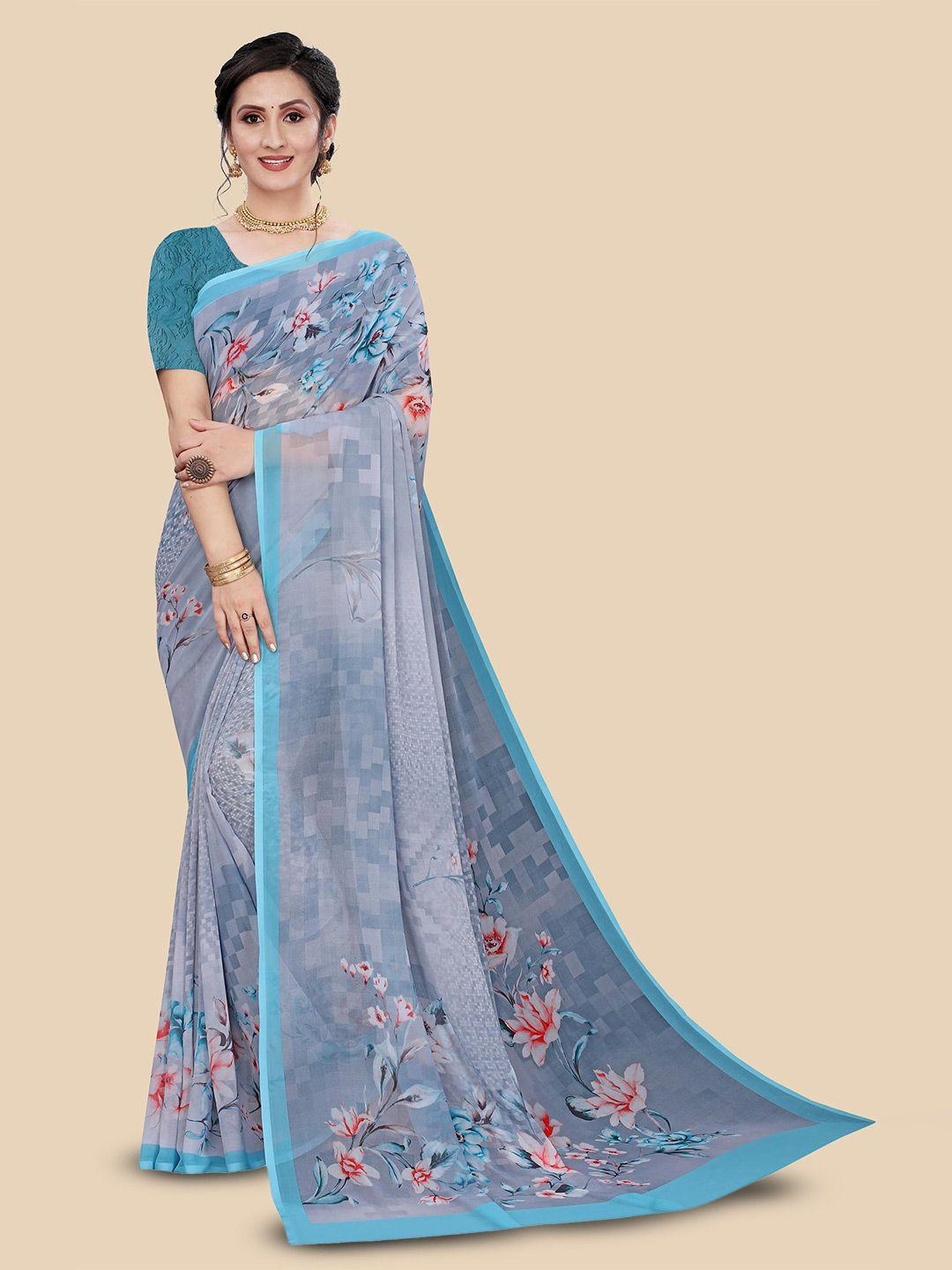fevinaa floral printed saree