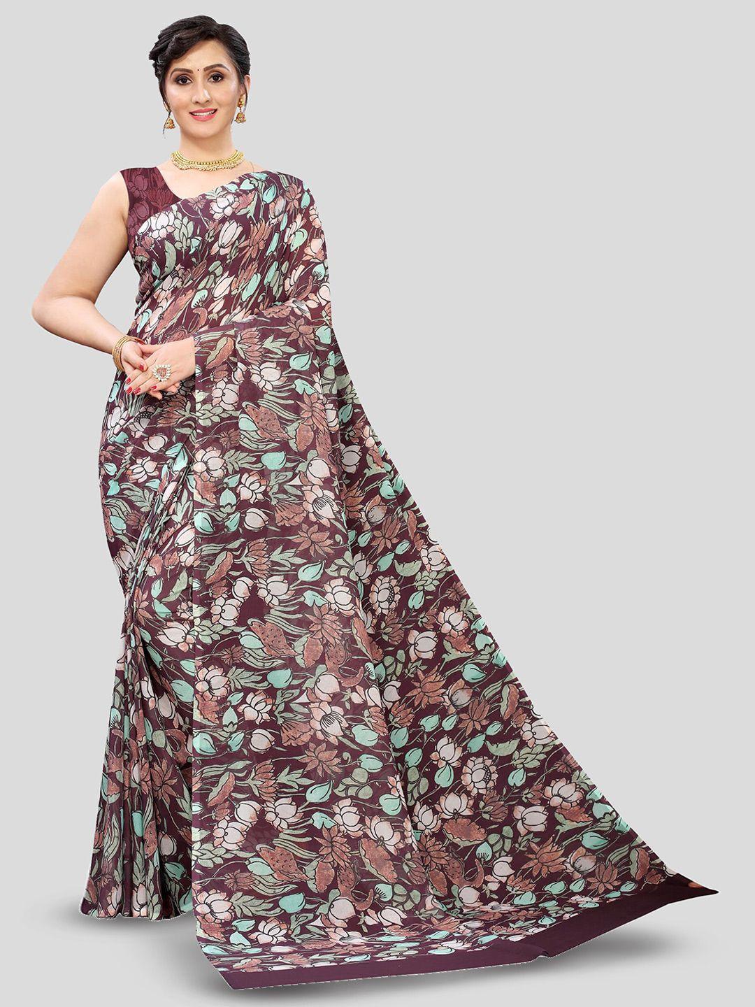 fevinaa floral printed saree