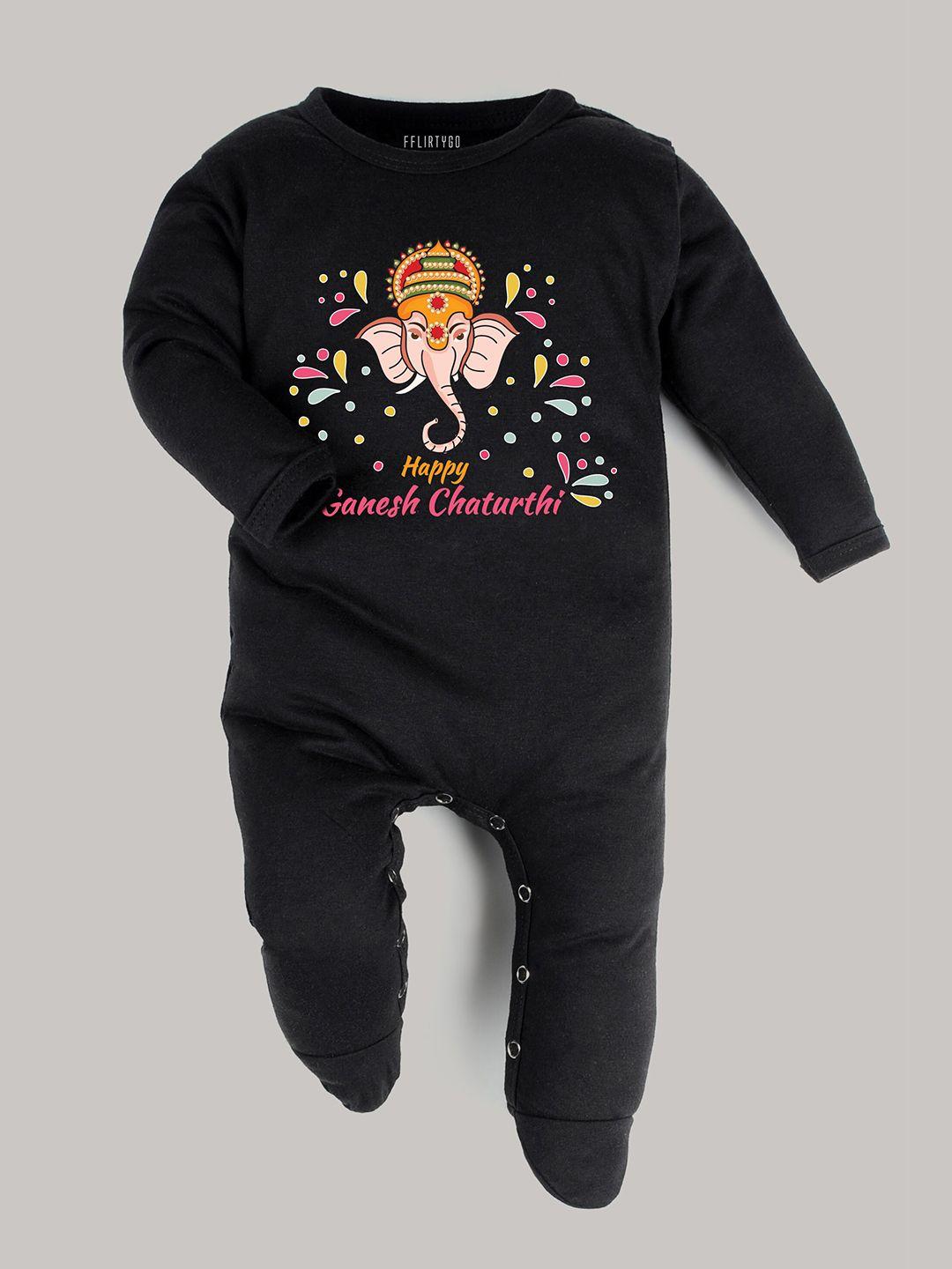 fflirtygo-infants-ganesh-chaturthi-special-printed-pure-cotton-rompers