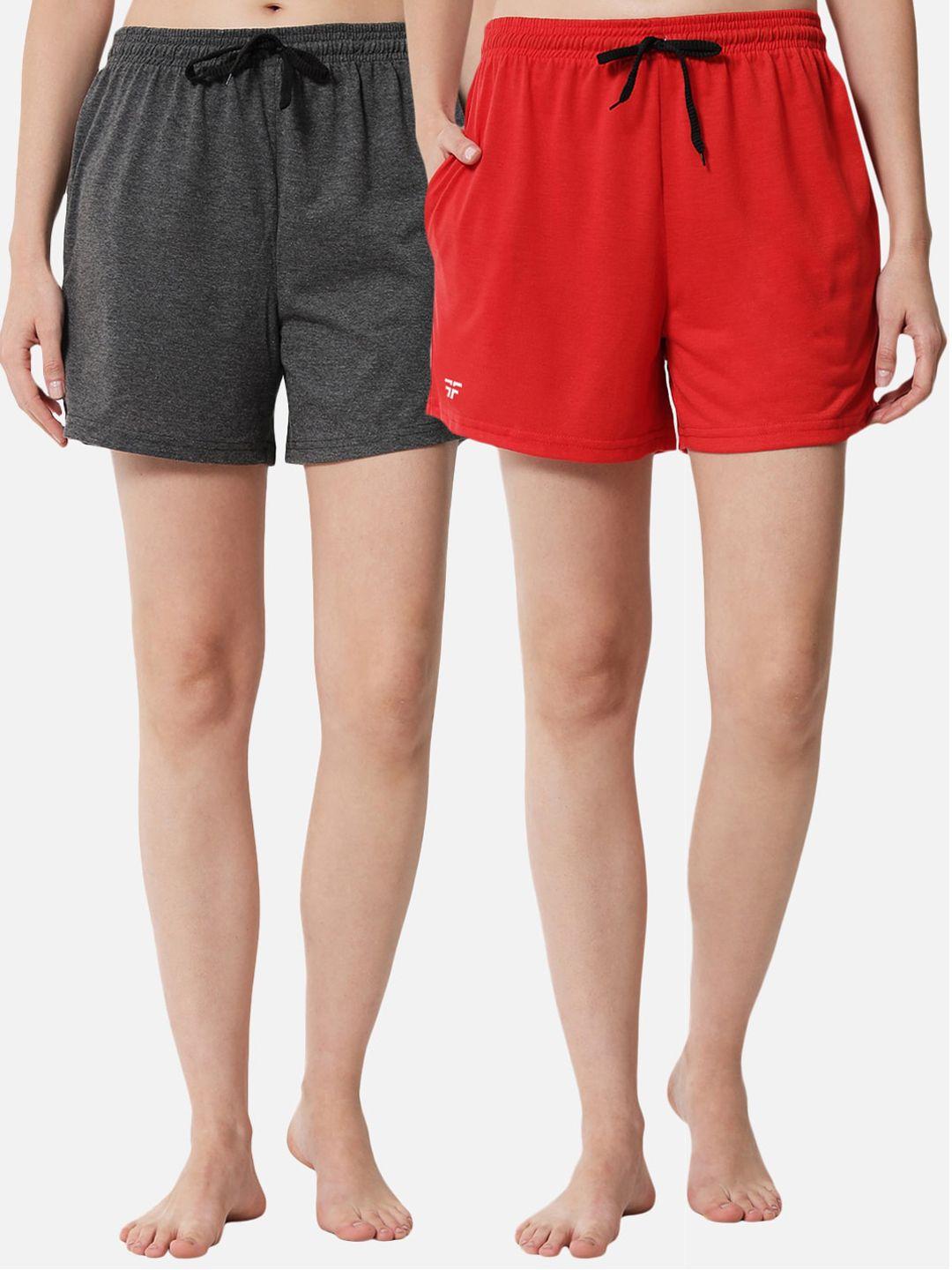 fflirtygo women charcoal shorts