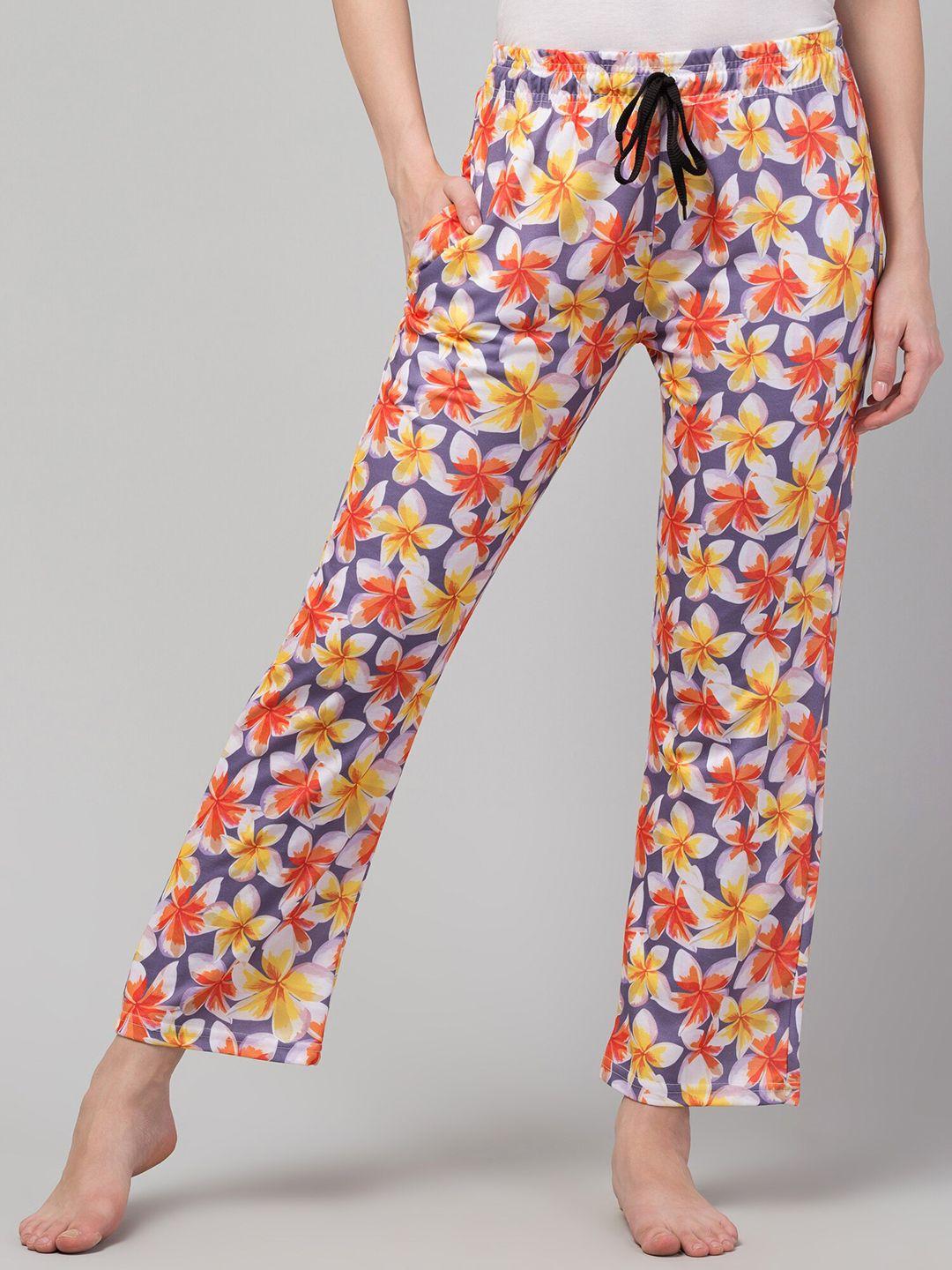 fflirtygo women floral printed pyjamas
