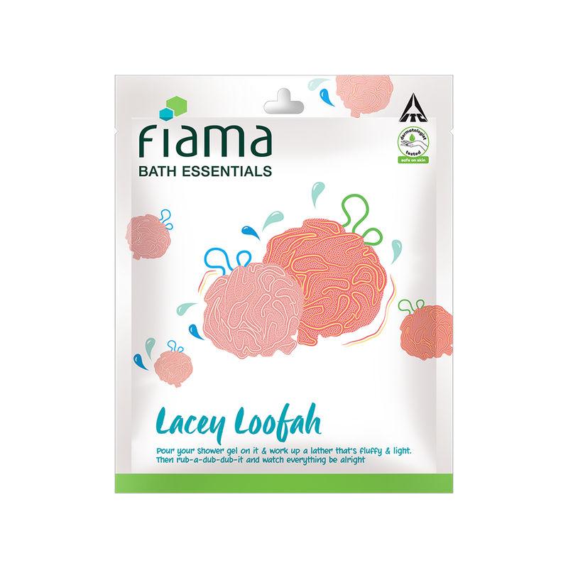 fiama bath essentials lacey loofah