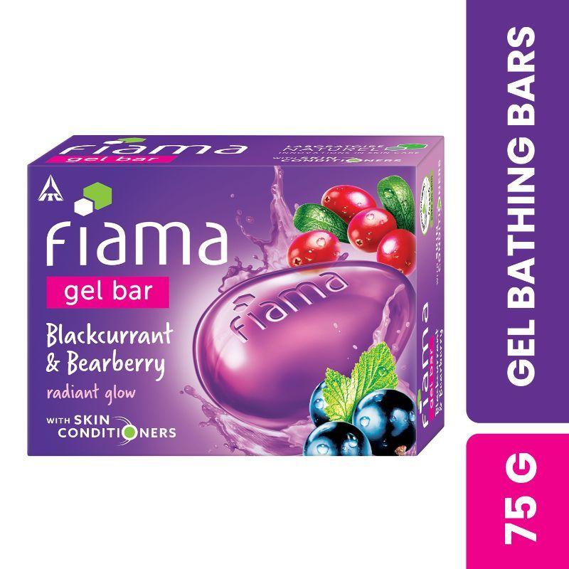 fiama gel bar blackcurrant and bearberry for radiant glowing skin