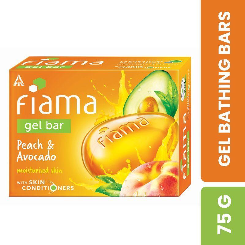 fiama gel bar peach and avocado for moisturized skin