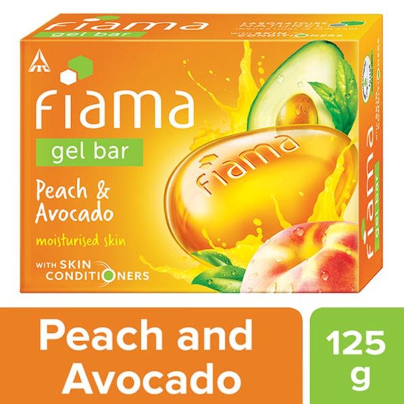 fiama mild dew peach & avocado gel bar