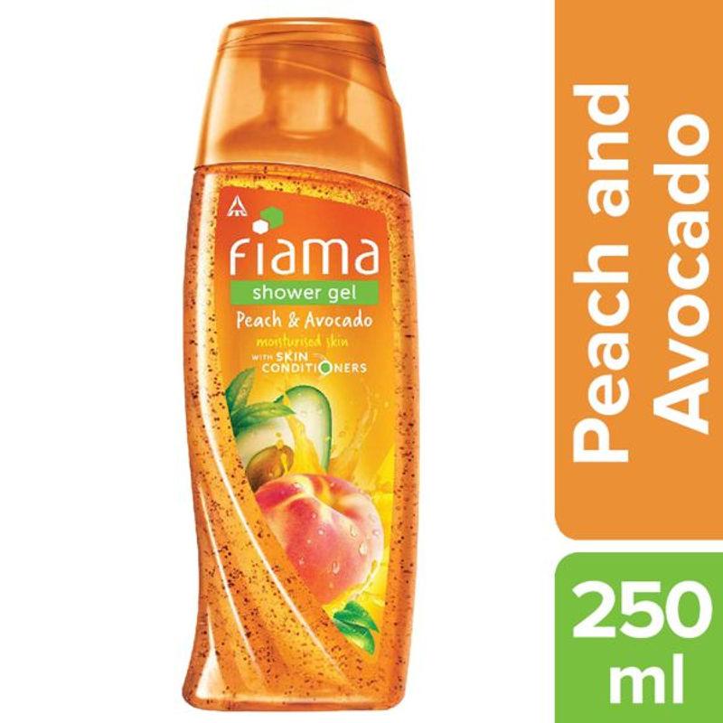 fiama peach & avocado shower gel