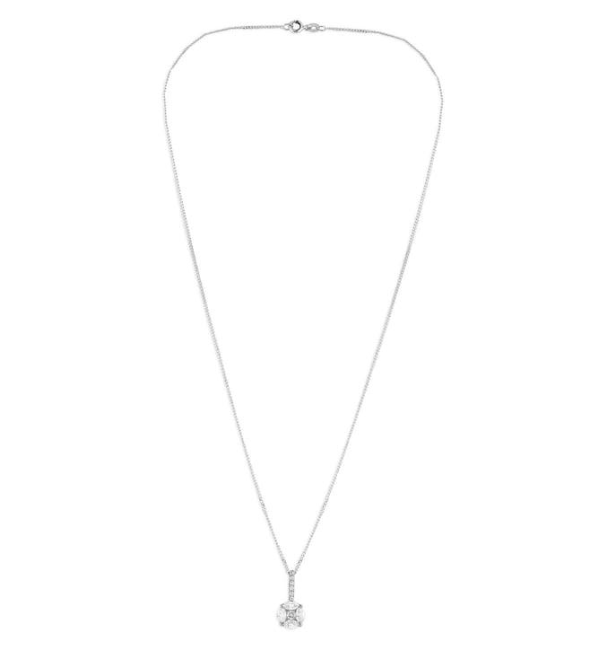 fian millenial 925 silver eternity pendant with chain for women