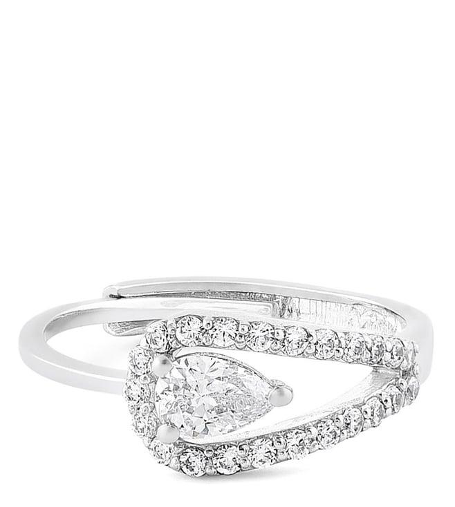 fian solitaire 925 silver flamboyant ring for women