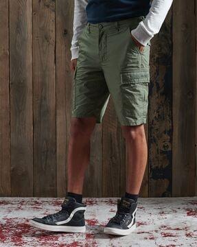 field cargo shorts with insert pockets