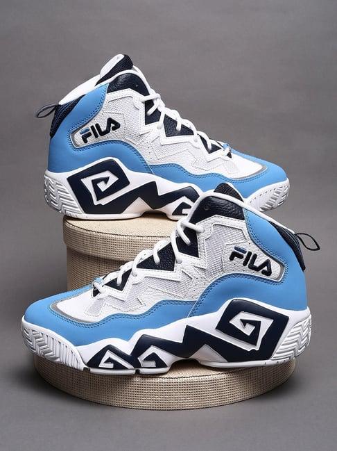 fila men's mb free guard sky blue basketball shoes