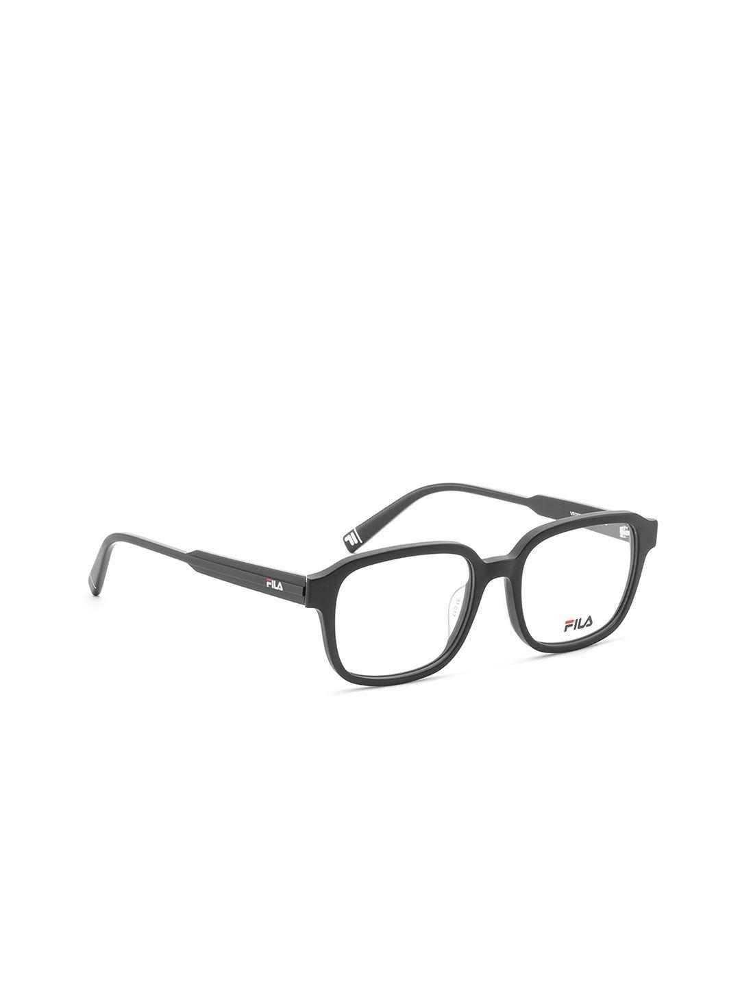 fila men black full rim square frames